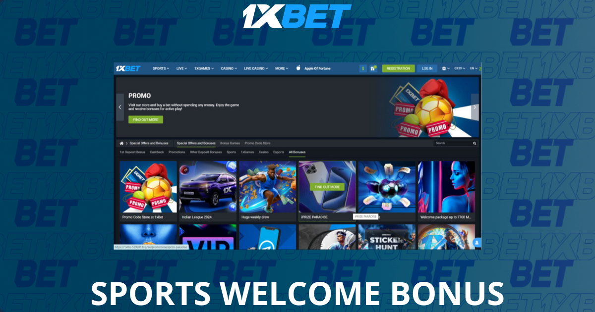1xBet Sports Welcome Bonus